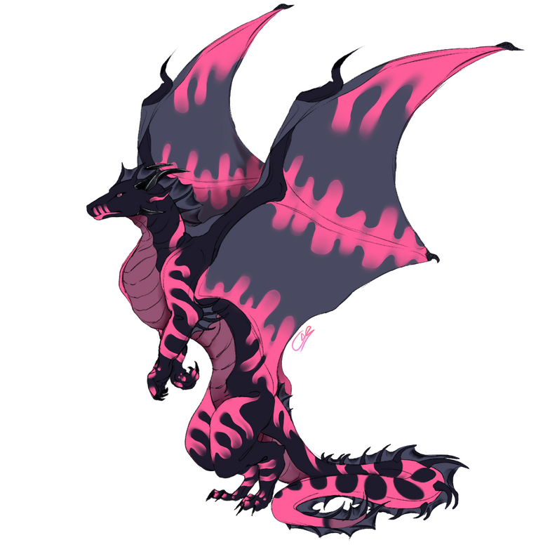 fullbody of a dragon character